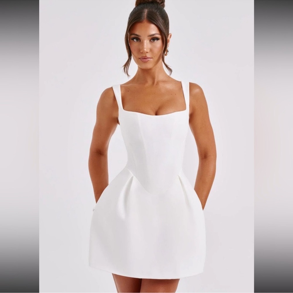 Babyboo Janiyah Mini Dress Ivory